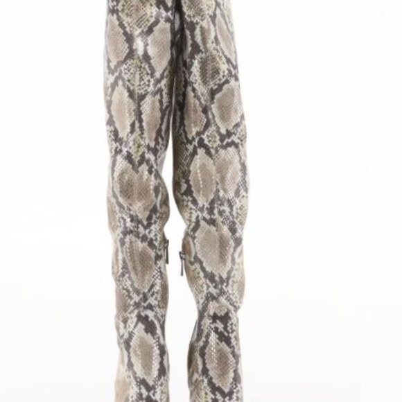 Jessica Simpson Animal Print- Over-the-Knee Stiletto Stretch Boots - Picture 11 of 11